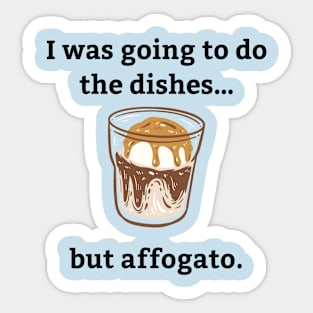 Oops! Affogato. Sticker